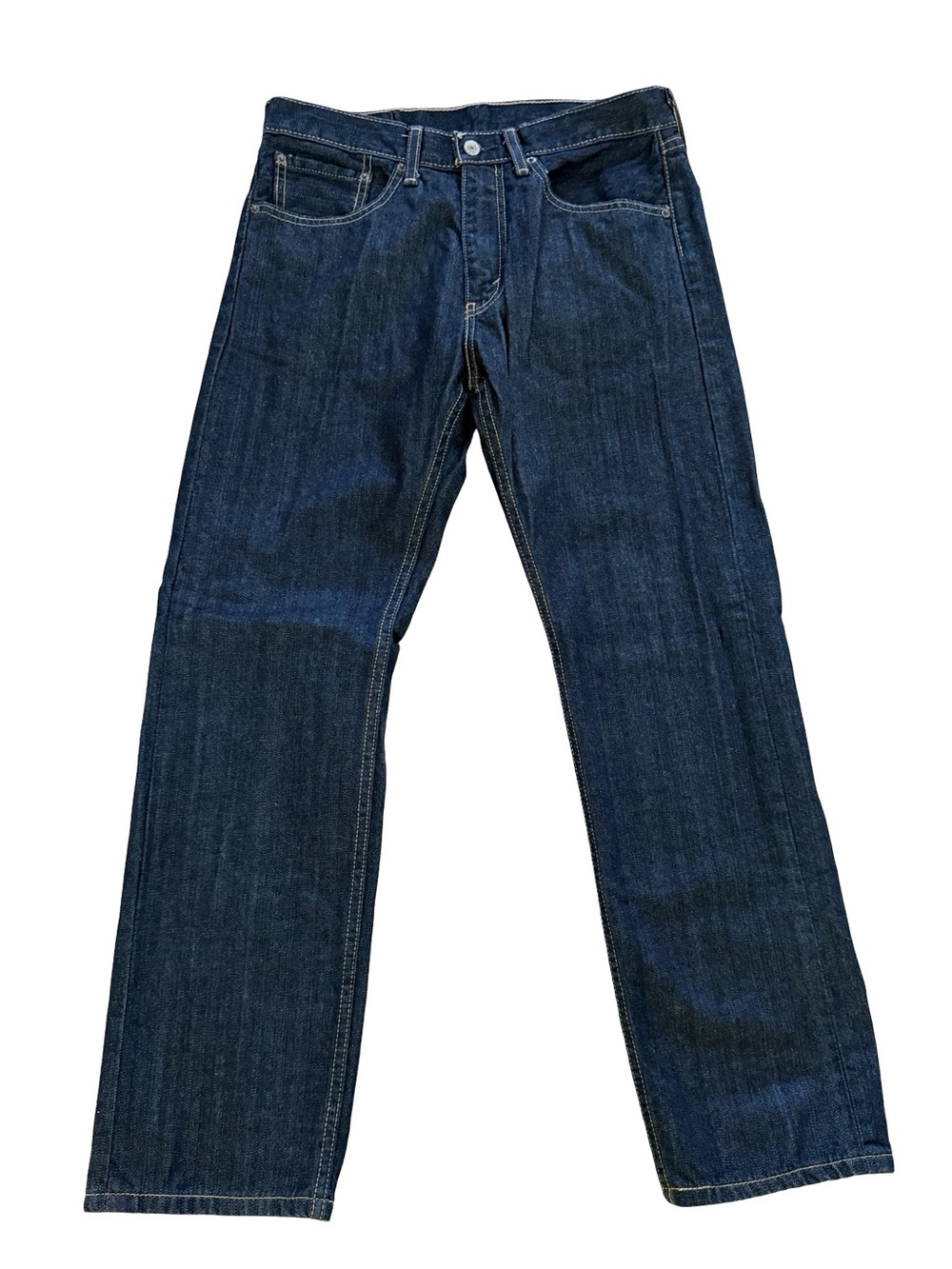 Levi’s 505 Regular Fit Straight Leg Dark Wash Jeans Men’s 32x30 Denim